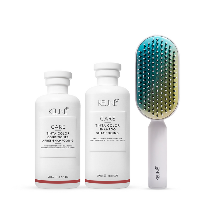 Keune Care Tinta Color Shampoo & Conditioner with Keune Hair Professional Brush